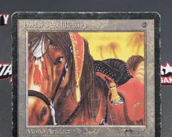 MTG Jandor's Saddlebags- DAMAGED -Arabian Nights Magic the Gathering Card # 065 - Image 3