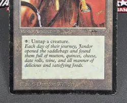 MTG Jandor's Saddlebags- DAMAGED -Arabian Nights Magic the Gathering Card # 065 - Image 4