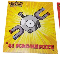 Vintage Pokemon 1999 Lot Of 5 Creature Information Cards Game Freak - Image 2