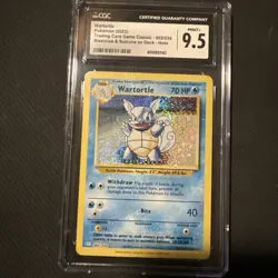 Pokemon Wartortle 002/034 Trading Card Game Classic Holo CGC 9.5 GEM MINT 2023 - Image 1