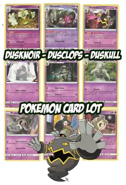 Dusknoir Dusclops Duskull - x9 Pokemon Cards - Big Lot w/ Cosmic Eclipse 85/236 - Image 1