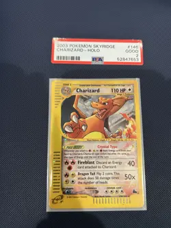 Pokemon TCG Skyridge Charizard Crystal 146/144 Secret Holo Rare Card - Image 1