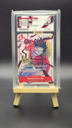 One Piece Card - Monkey D. Luffy (ST01-012) 3rd Anniversary Stamped - ACE 10 - Image 1