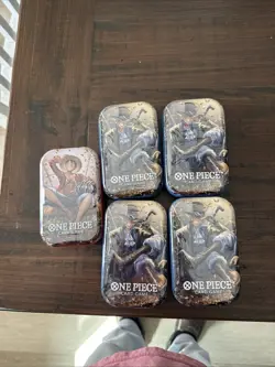 Bandai One Piece Card Game Tins Vol.2 OP-13 - Sealed Lot of 5 - Image 1