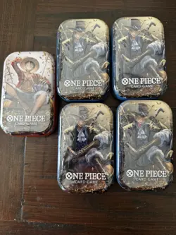 Bandai One Piece Card Game Tins Vol.2 OP-13 - Sealed Lot of 5 - Image 2