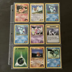 Pokemon Cards Vintage Lot of 63 Wizards of the Coast Commons / Uncommons NM - Image 2