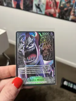 One Piece Card Game Gecko Moria Alternate Art OP06-080 Leader Rare NM English - Image 1