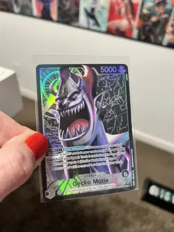 One Piece Card Game Gecko Moria Alternate Art OP06-080 Leader Rare NM English - Image 2