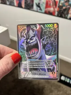 One Piece Card Game Gecko Moria Alternate Art OP06-080 Leader Rare NM English - Image 3