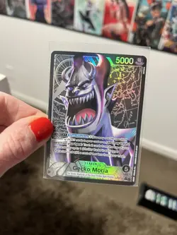 One Piece Card Game Gecko Moria Alternate Art OP06-080 Leader Rare NM English - Image 4