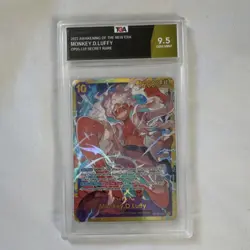 One Piece Card Game Graded Lot Awakening New Era Secret Rare Luffy OP05-119 - Image 1