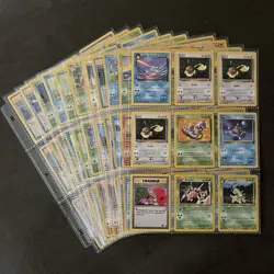 Pokemon Cards Vintage Lot of 97 Wizards of the Coast Commons / Uncommons LP - Image 1