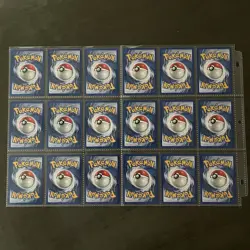 Pokemon Cards Vintage Lot of 97 Wizards of the Coast Commons / Uncommons LP - Image 3