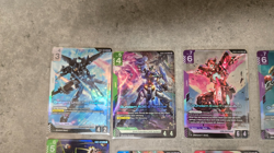 GUNDAM TCG STEEL REQUIEM GDO3 CARDS LR & R+ Lot of 11 EXIA EIN FLAG MESSALA IBO - Image 2