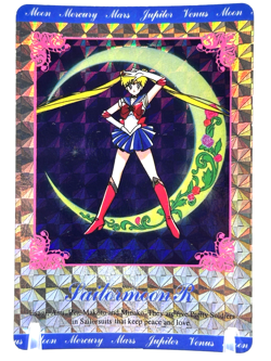 Pretty Guardian Sailor Moon Tsukino Usagi Card Anime Japan TCG Amada Vintage - Image 1