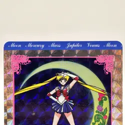 Pretty Guardian Sailor Moon Tsukino Usagi Card Anime Japan TCG Amada Vintage - Image 2