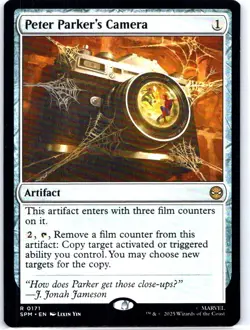 #171 Peter Parker's Camera Marvel's Spider-Man Rare - Image 1