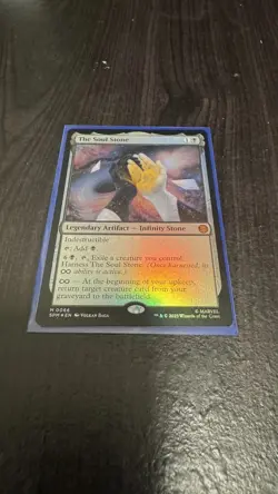 The Soul Stone — Marvel — SPM — Legendary Artifact — Foil — MTG - ORIGINAL MTG! - Image 1