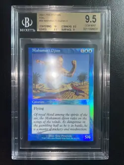 MTG Mahamoti Djinn Seventh Edition Foil BGS 9.5b+ Graded NM (7ED) - Image 2