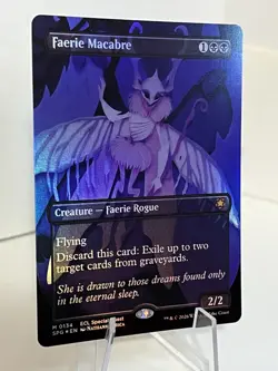 Faerie Macabre ** FOIL BORDERLESS ** Special Guest: Lorwyn Eclipsed - NM MTG - Image 5