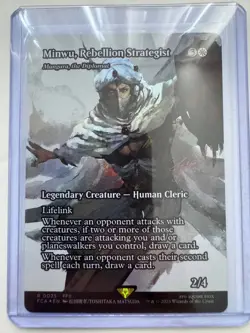 Minwu, Rebellion Strategist - Mangara, the Diplomat Showcase Non-Foil #0025 FF R - Image 1