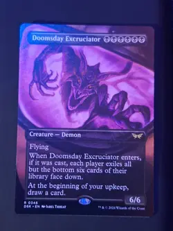 🧙Doomsday Excruciator R 0346 Borderless DSK: Duskmourn - House Of Horror MTG - Image 1
