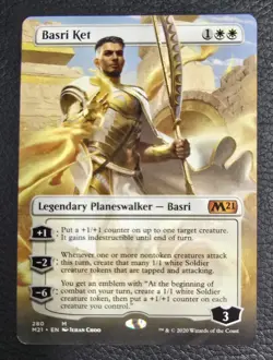 MTG - Basri Ket (Borderless) Core Set 2021 Regular Mythic #280 - Image 1