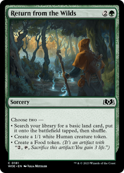 4x Return from the Wilds 181 Near Mint Wilds of Eldraine 4x MTG PLAYSET - Image 1