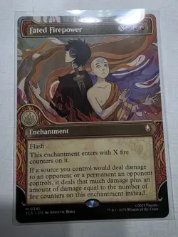 MTG Avatar: The Last Airbender ELEMENTAL SHOWCASE M Fated Firepower #0341 - Image 1