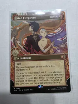 MTG Avatar: The Last Airbender ELEMENTAL SHOWCASE M Fated Firepower #0341 - Image 2