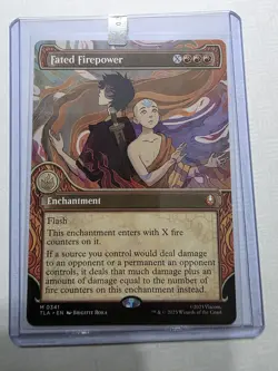 MTG Avatar: The Last Airbender ELEMENTAL SHOWCASE M Fated Firepower #0341 - Image 3