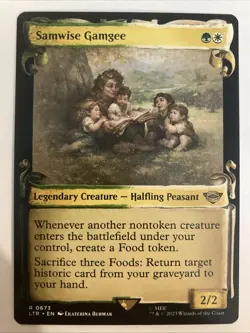 Samwise Gamgee - Showcase (Scrolls) (0673) - Reg NM-Mint, English Universes - Image 1