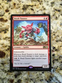 Brash Taunter - 133/274 Core Set 2021 - MTG - NM Fresh from Pack - Rare - Image 1