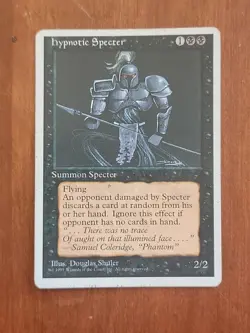 MTG Hypnotic Specter Fourth Edition 142/379 Regular Uncommon - Image 1