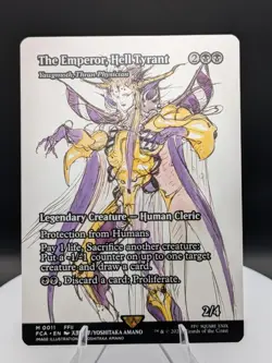 The Emperor, Hell Tyrant (Showcase) Regular: FCA Final Fantasy MTG (NM) - Image 1