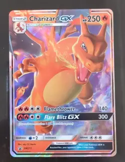 🔥Pokemon Sun & Moon Promos Charizard GX SM211 Black Star Promo Hidden Fates - Image 1