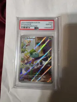 2024 Pokemon SCR en Bulbasaur Illustration Rare PSA 10 - Image 1