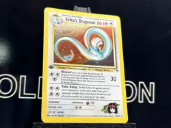 Pokemon 1st Edition Gym Heroes Erika’s Dragonair Holo 4/132 Holo WOTC LP - Image 4