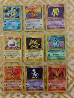 Vintage Pokemon Card Lot Collection WOTC 90s Holos Banned Gengar 1st Ed Dragonit - Image 3