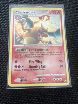 Pokemon TCG Arceus 2009 Charizard 1/99 Cracked Ice Holo Rare - Image 1