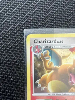 Pokemon TCG Arceus 2009 Charizard 1/99 Cracked Ice Holo Rare - Image 3