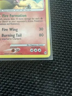 Pokemon TCG Arceus 2009 Charizard 1/99 Cracked Ice Holo Rare - Image 5