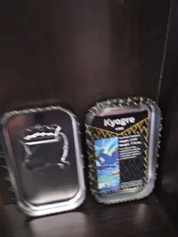 2021 Shining Fates Kyogre Mini Tin EMPTY NO PACKS Insert included Pokemon T8#20 - Image 4