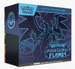 🐉 PHANTASMAL FLAMES Mega Evolution Elite Trainer Box ETB New Sealed Pokemon 🐉 - Image 1