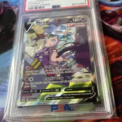 2021 POKEMON SWORD & SHIELD FUSION STRIKE #251 FULL ART/MEW V PSA 9 - Image 2