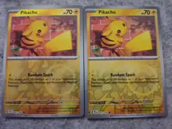 Pikachu - 051/162 - Reverse Holo Common - SV5: Temporal Forces - Pokemon TCG X2 - Image 1