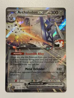 Archaludon EX - Play! Pokemon Prize Pack Promo - Pokemon TCG - NM - 130/191 - Image 1