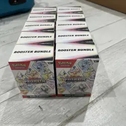 Pokemon TCG Prismatic Evolutions Booster Bundles Lot Of 10 Factory Sealed New - Image 1