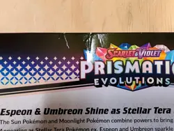 Pokemon TCG Prismatic Evolution Premium Figure Collection Box Sealed Brand New A - Image 2