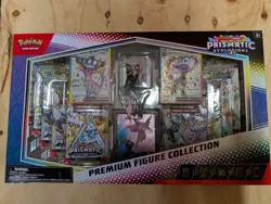 Pokemon TCG Prismatic Evolution Premium Figure Collection Box Sealed Brand New B - Image 1